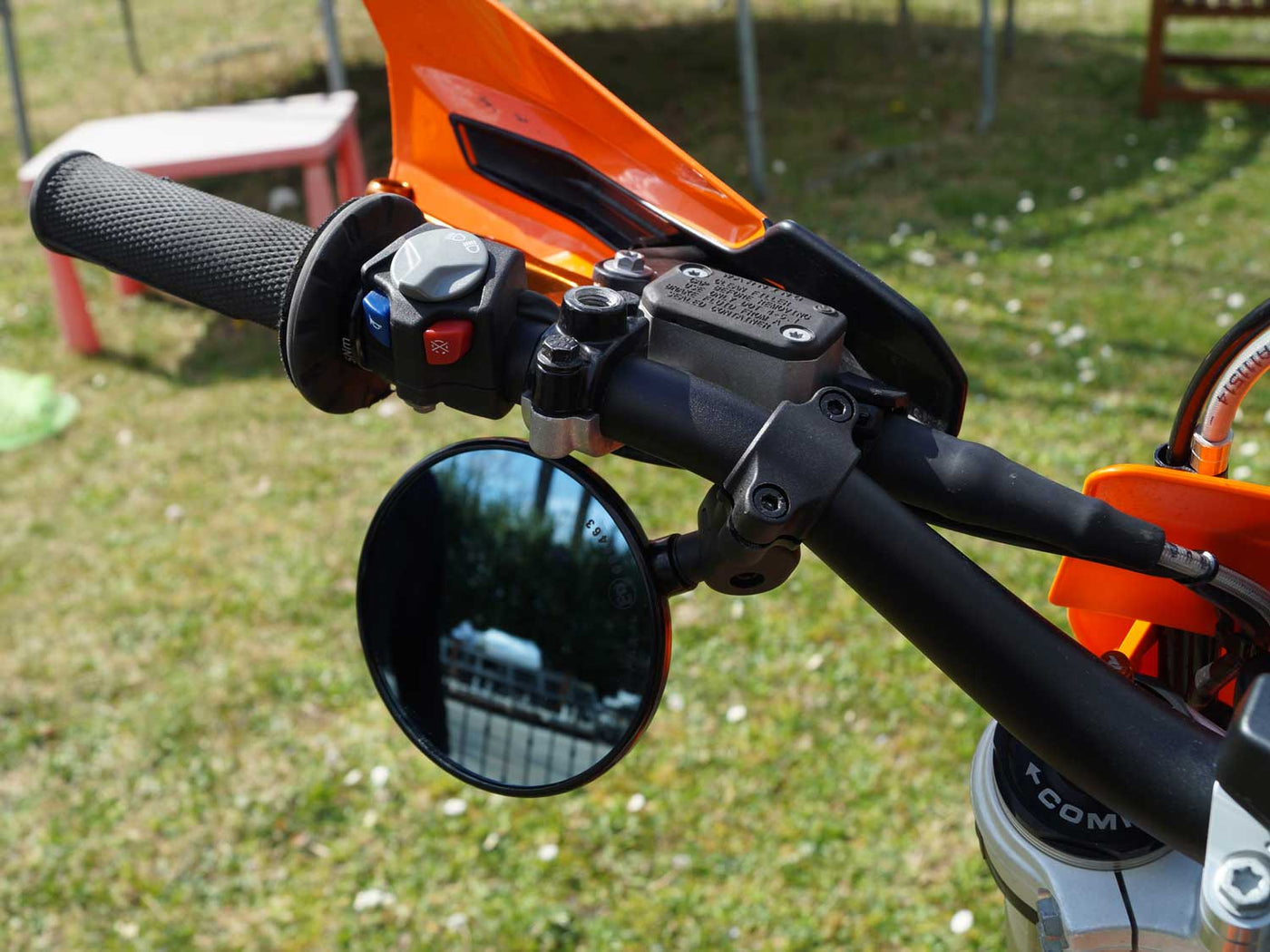 FAR Lenkerspiegel FLEXI 7699 für Supermoto | Enduro | Naked